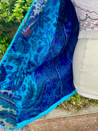 Hooded Indian Blanket Jacket One Size 8-16