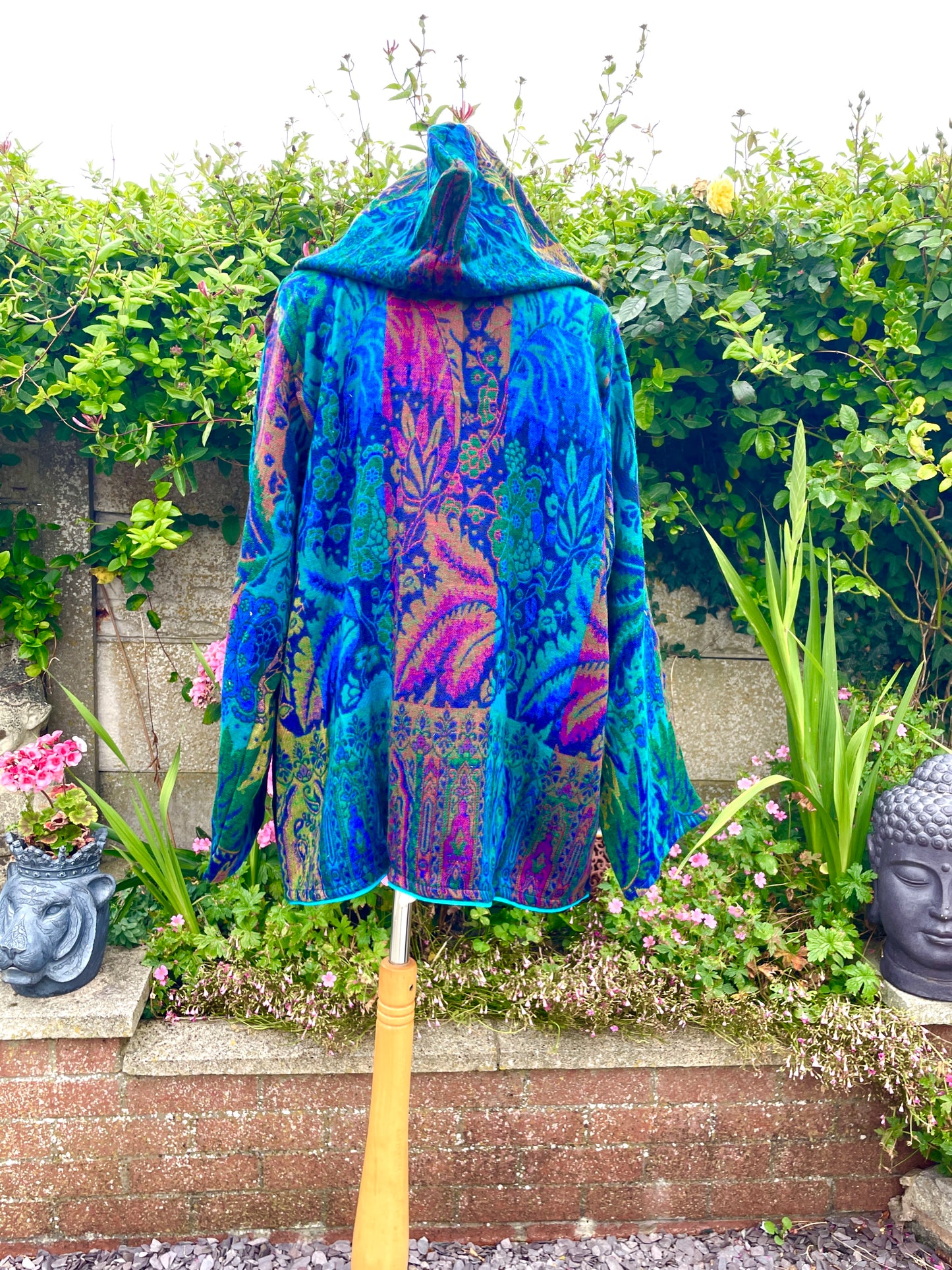 Hooded Indian Blanket Jacket