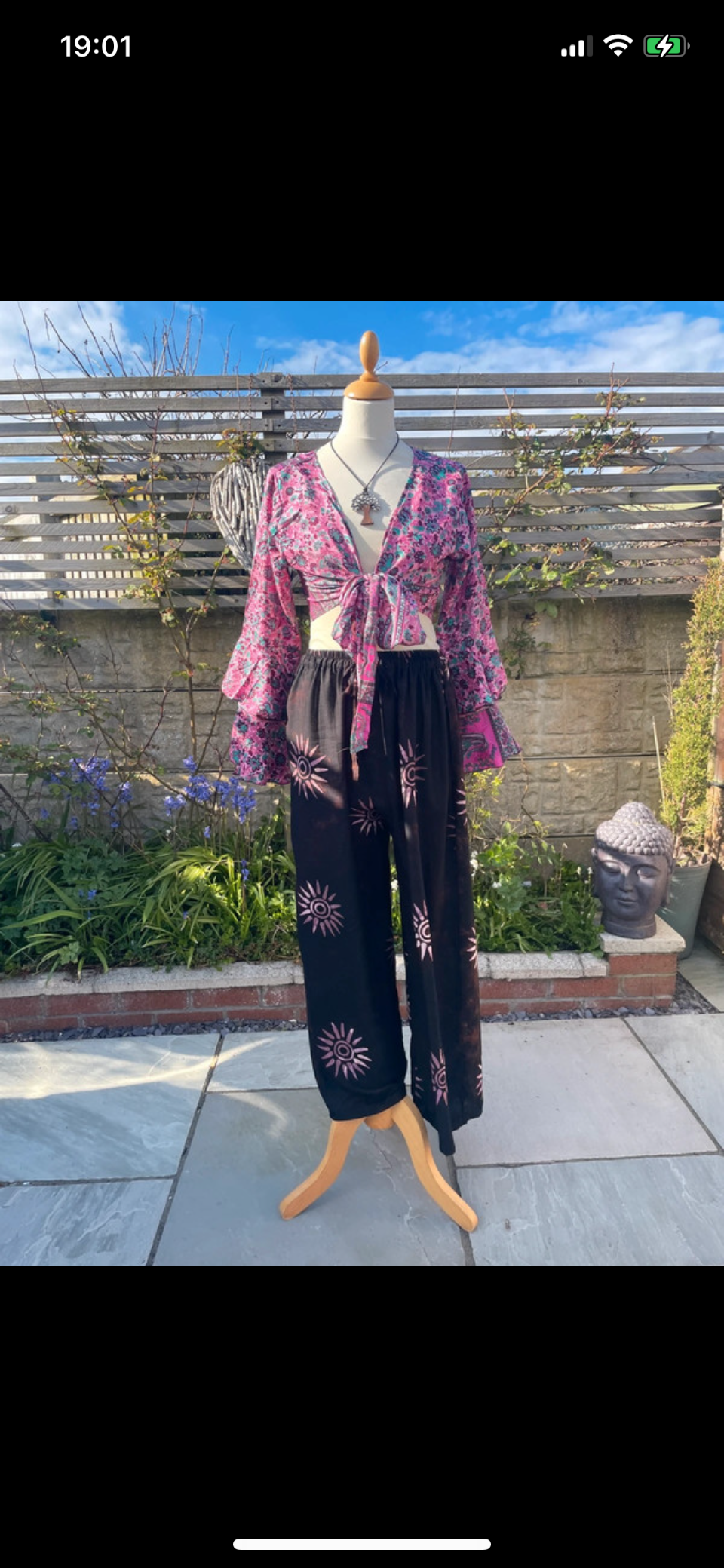 Balinese Batik Celestial Trousers