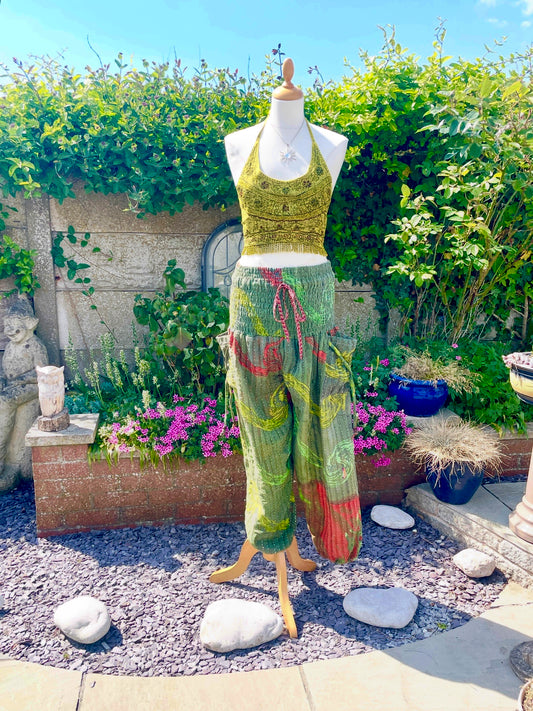 Vintage Kantha Harem Pants