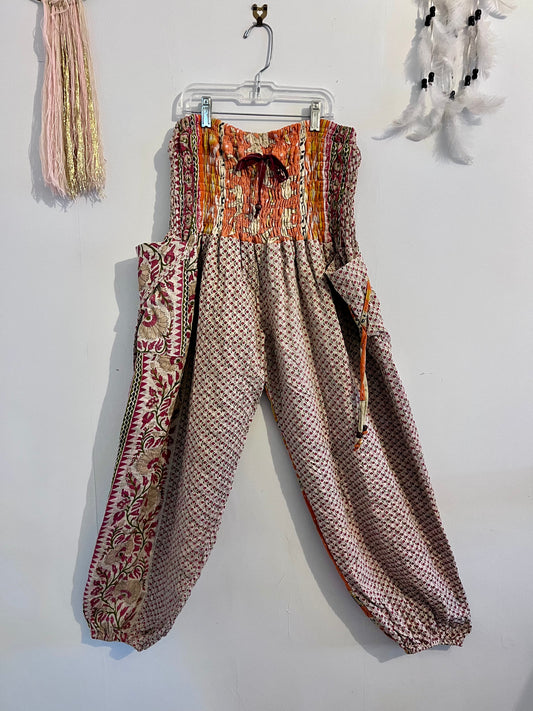 Vintage Kantha Harem Pants