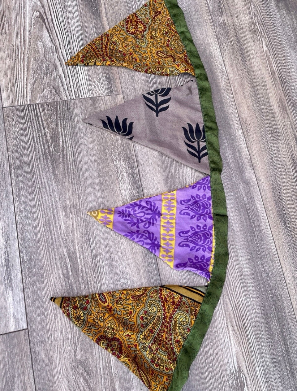 Recycled Sari Bunting/Garland