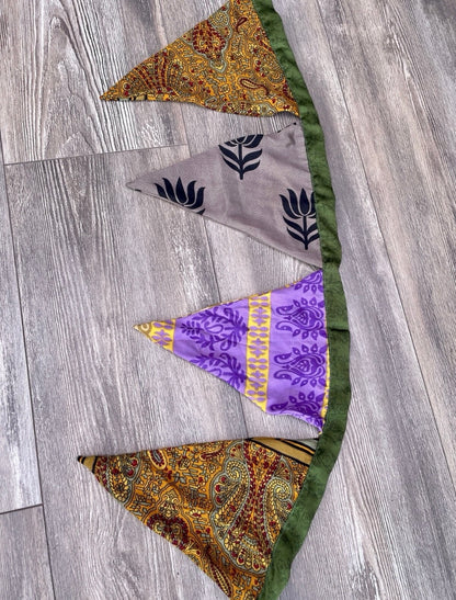 Recycled Sari Bunting/Garland