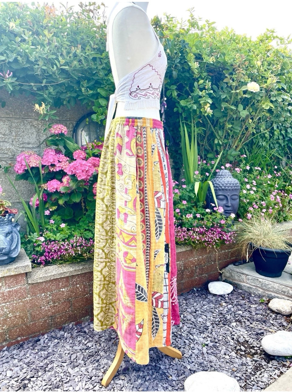 Vintage Indian kantha Skirt