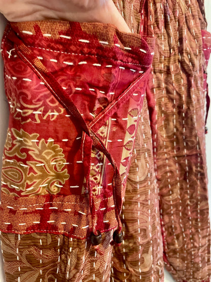 Vintage Kantha Harem Pants
