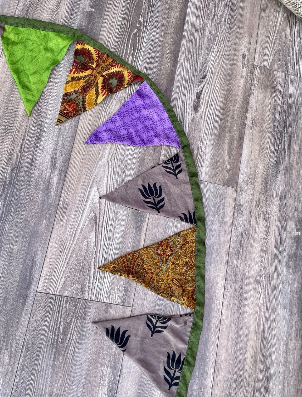 Recycled Sari Bunting/Garland