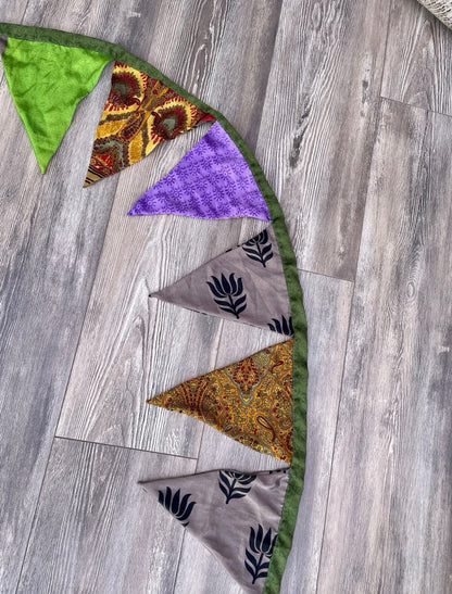 Recycled Sari Bunting/Garland