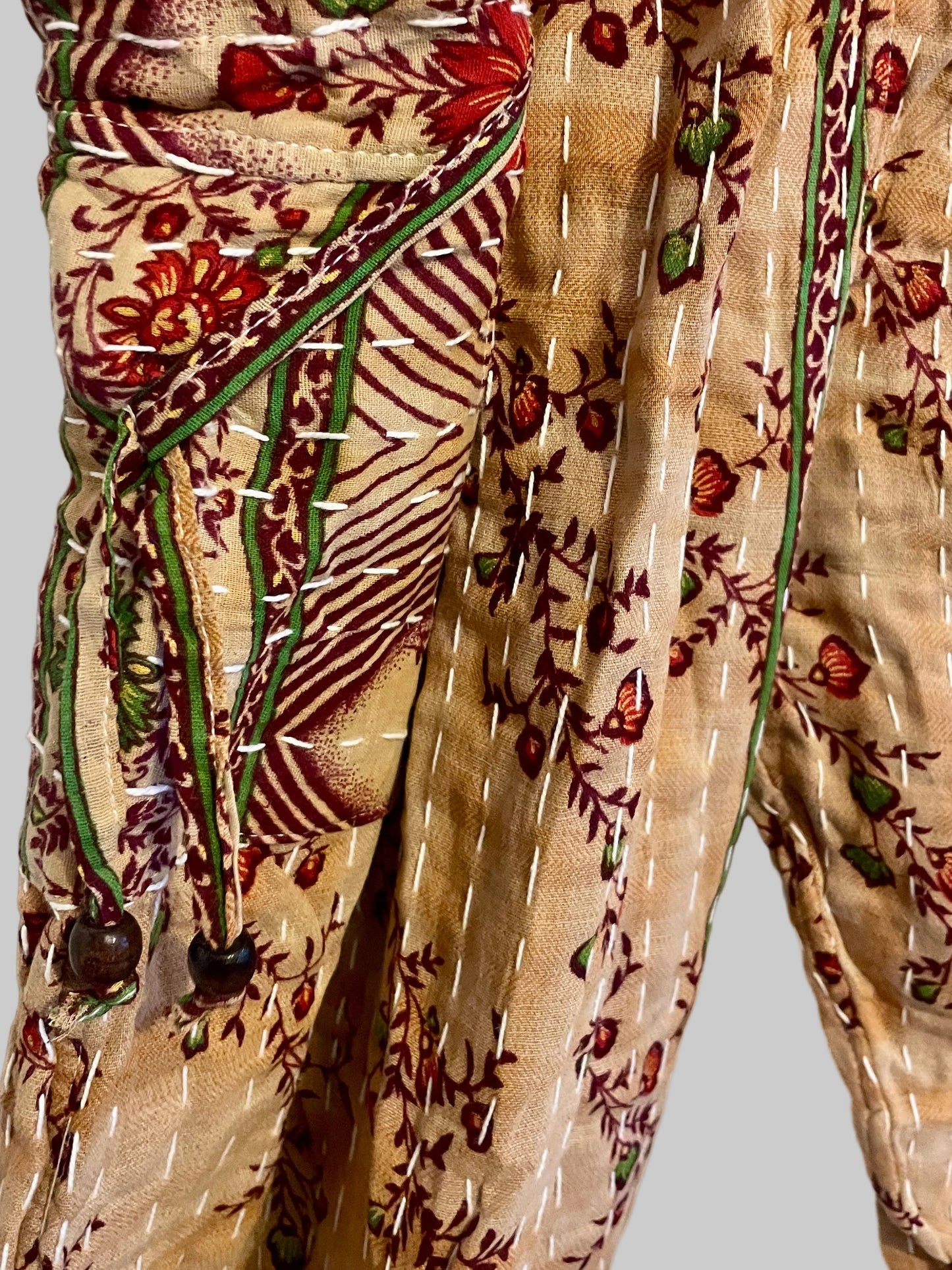 Vintage Kantha Harem Pants