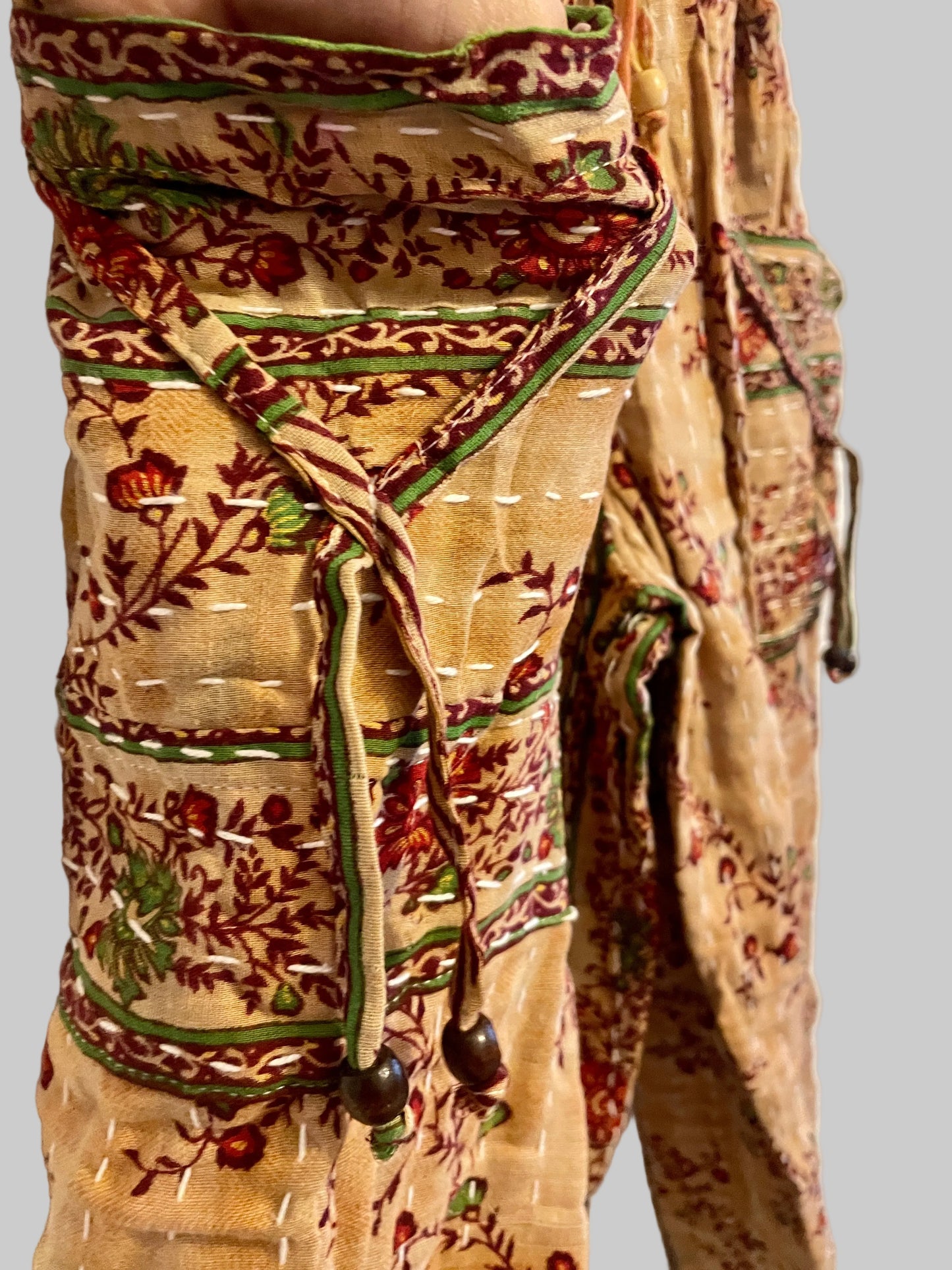 Vintage Kantha Harem Pants