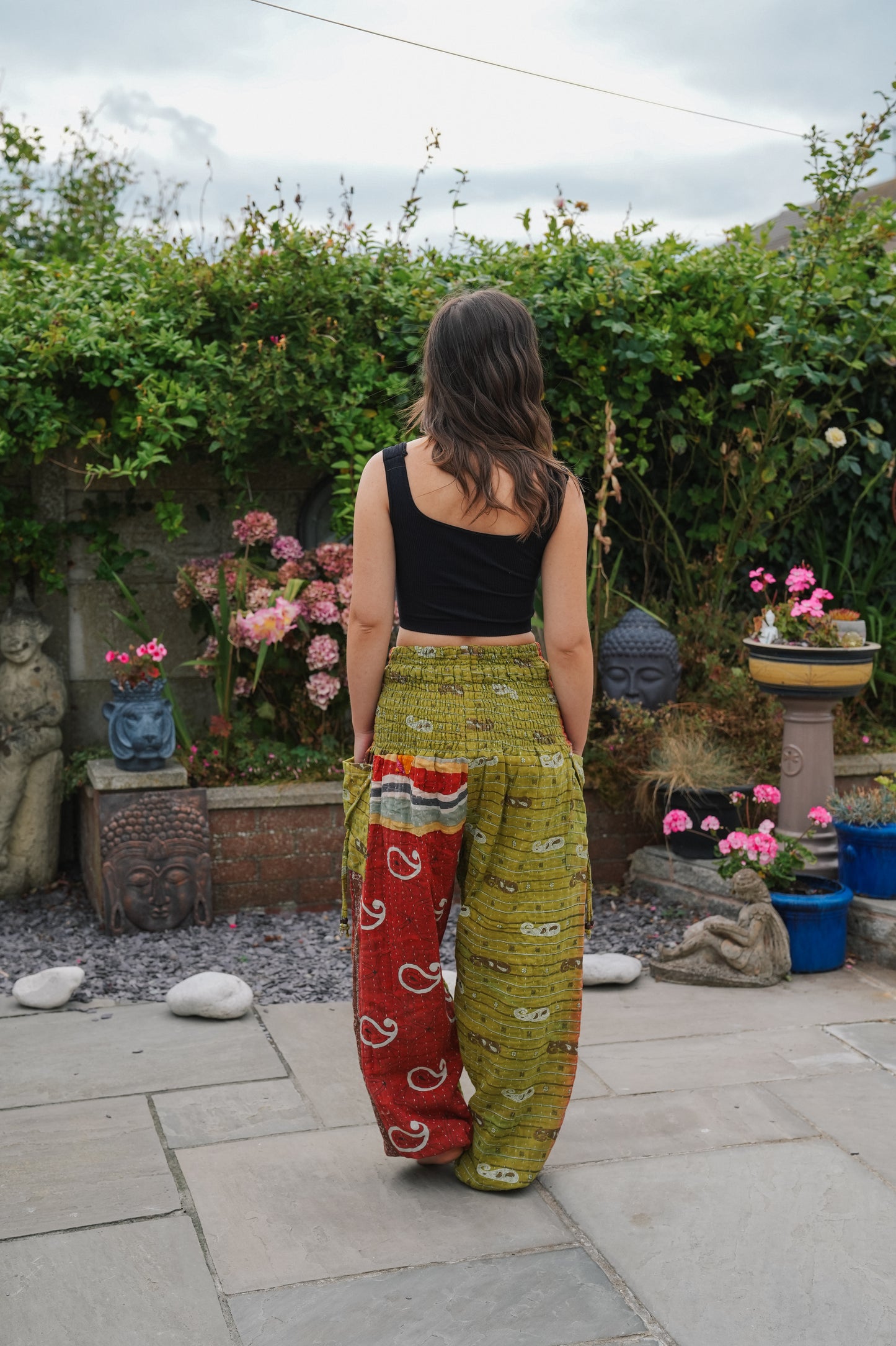 Vintage Kantha Harem Pants