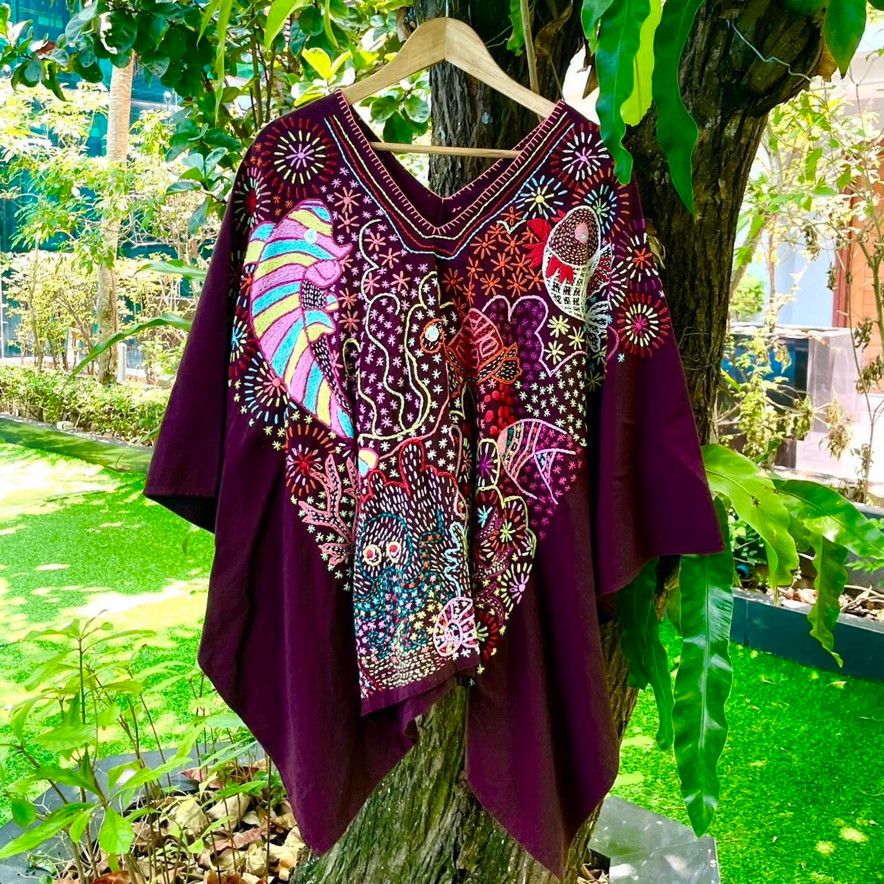 Retro Kaftan Style Top