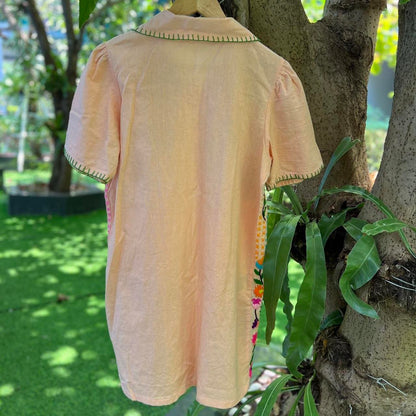 Vintage Thai Hand Embroidered Over Jacket