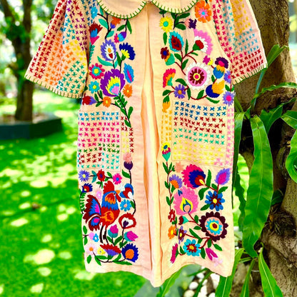 Vintage Thai Hand Embroidered Over Jacket