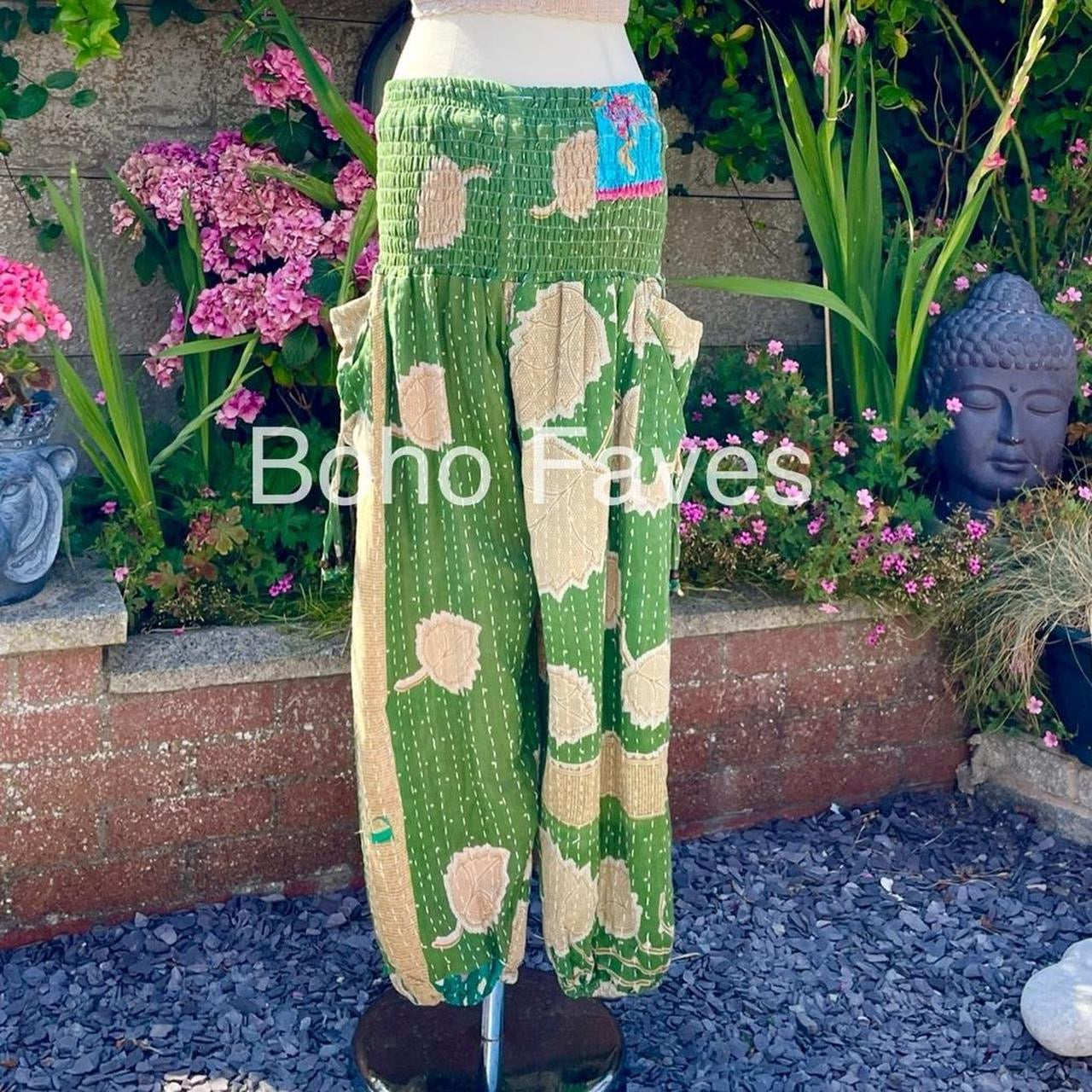 Vintage Kantha Harem Pants