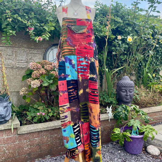 Patchwork Dungarees
