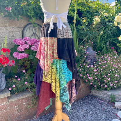 Nepali Patchwork Maxi Skirt