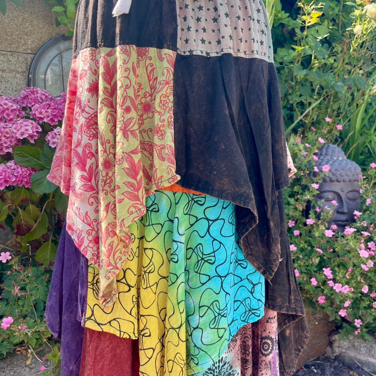 Nepali Patchwork Maxi Skirt