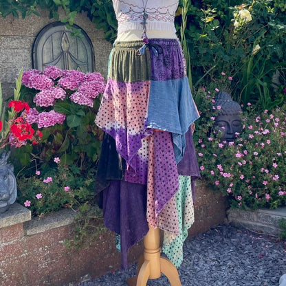 Nepali Patchwork Maxi Skirt