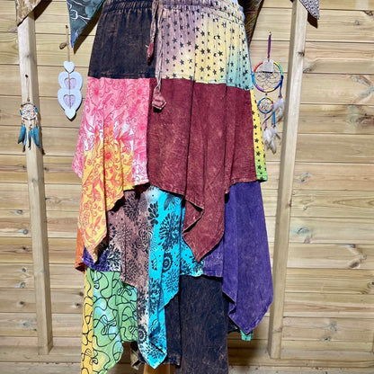 Nepali Patchwork Maxi Skirt