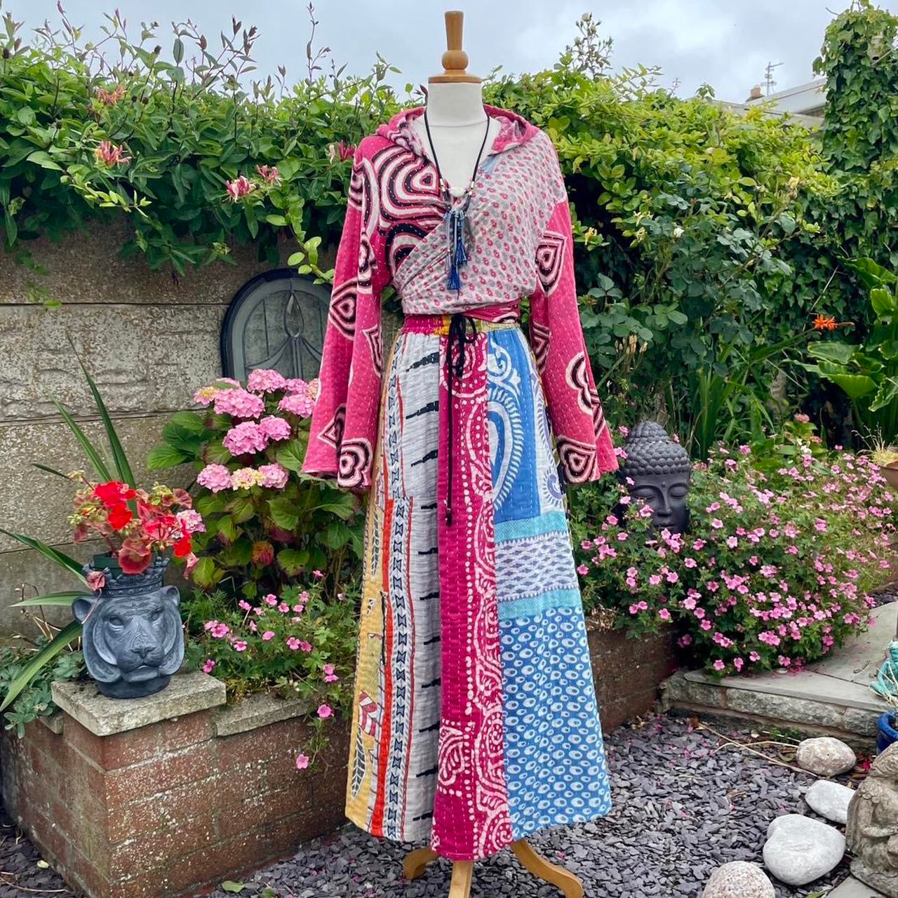 Vintage Indian Kantha Set