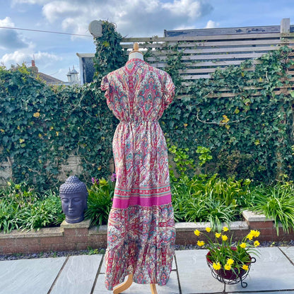Indian Silk Maxi Dress