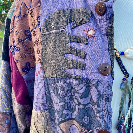 Vintage Indian Patchwork Jacket