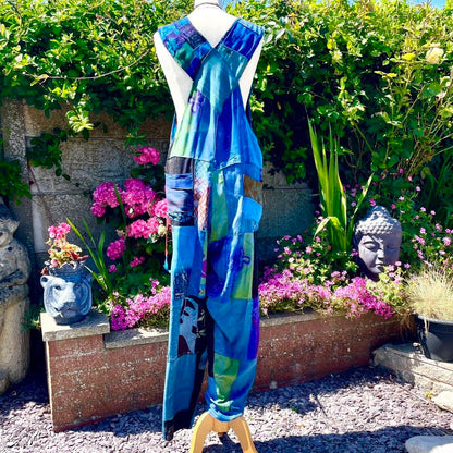 Vintage Patchwork Dungarees