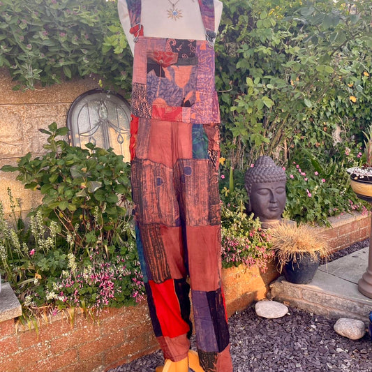Vintage Patchwork Dungarees