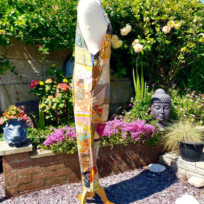 Vintage Patchwork Batik Java Dungarees