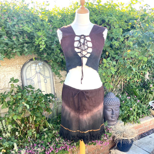 Tie Dye Coord Skirt and Top