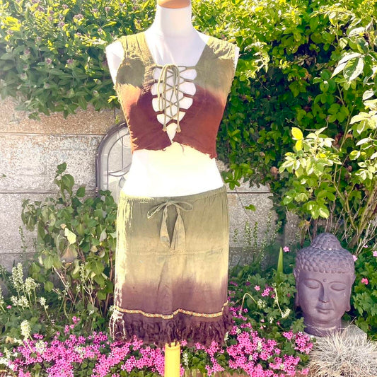 Tie Dye Coord Skirt and Top