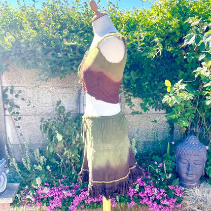 Tie Dye Coord Skirt and Top