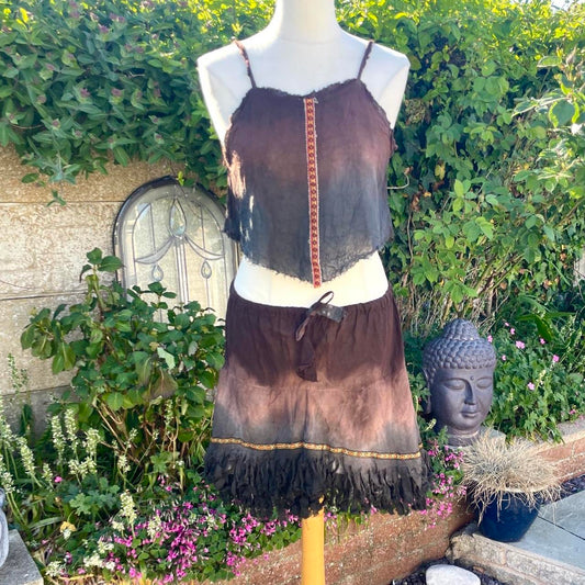 Tie Dye Coord Skirt and Top