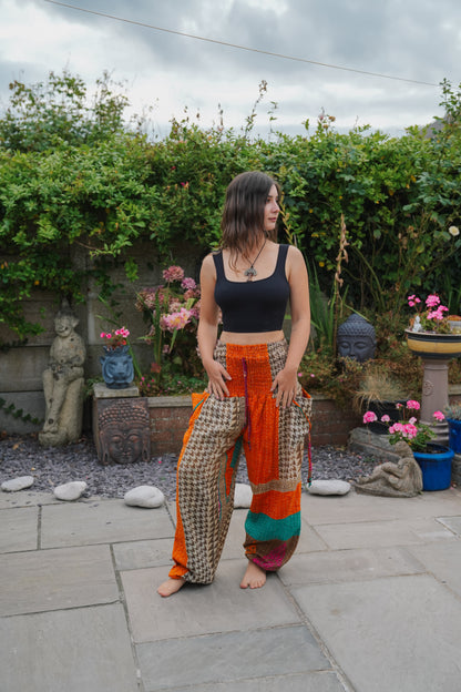 Vintage Kantha Harem Pants