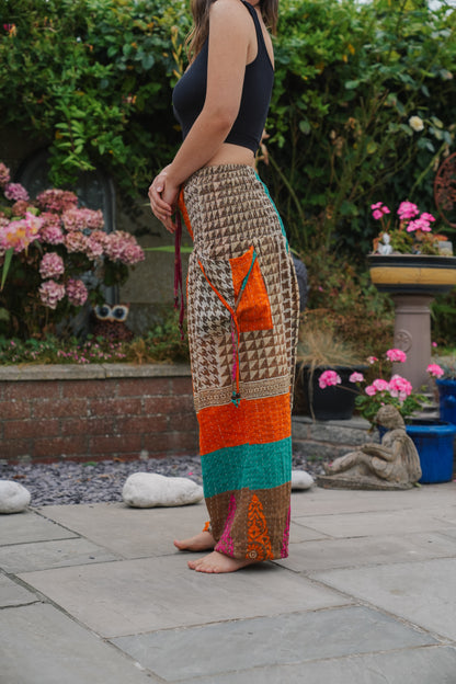Vintage Kantha Harem Pants