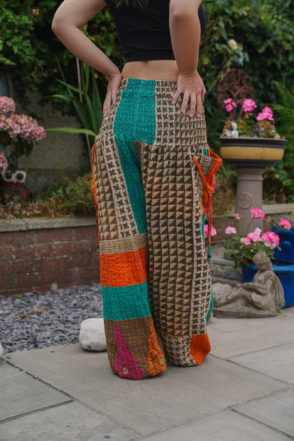 Vintage Kantha Harem Pants