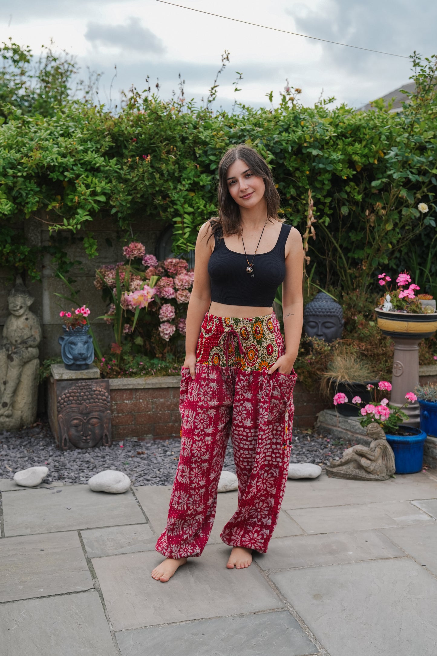 Vintage Kantha Harem Pants