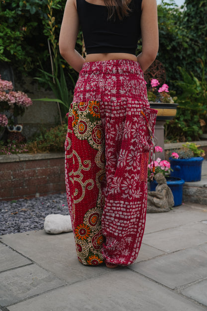 Vintage Kantha Harem Pants