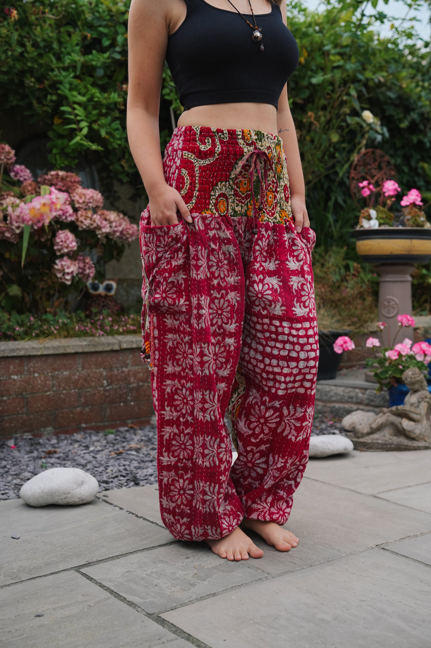 Vintage Kantha Harem Pants