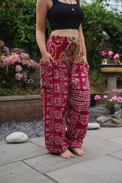 Vintage Kantha Harem Pants