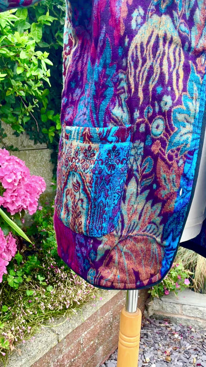 Hooded Indian Blanket Jacket